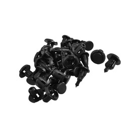 Partuto 20Pcs 10mm Hole Plastic Rivets Fastener Fender Bumper Push Clips New Replacement