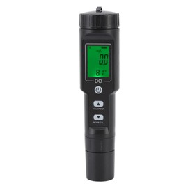 Dissolved Oxygen Meter, Handheld Dissolved Oxygen Meter Detachable Probe Dissolved Oxygen Test Kit Digital Screen Display(with Backlit)
