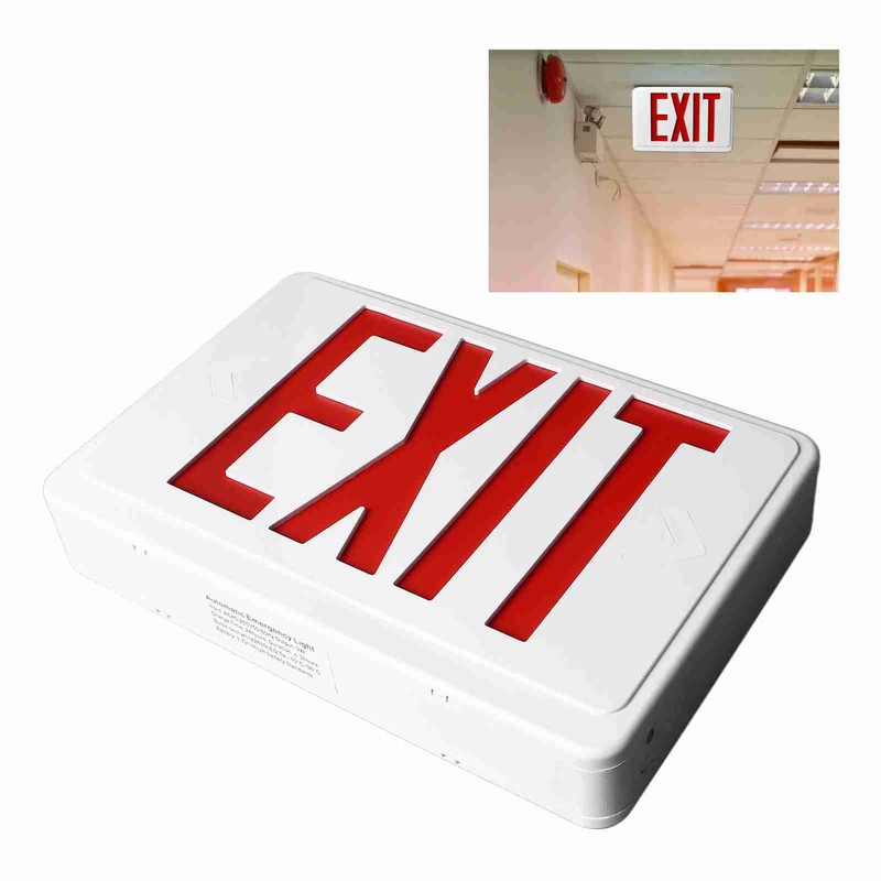 LED Emergency Exit Sign Professional IP30 Protection Grade Long Lasting