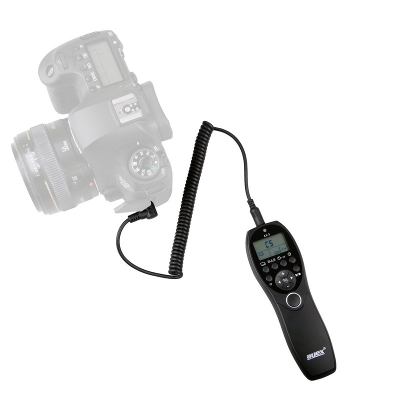 ayex Timer Remote Shutter Release AX-3 (E3) Compatible with e.g.