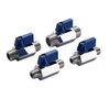 Beduan Stainless 1/4" NPT Mini Ball Valve Male x Male