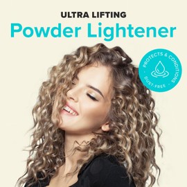 Odeon Professional Ultra-Lifting Powder Lightener | Bleach for 9 Levels | Ideal for Balayage, Highlights & Full Bleaching (1.42 Fl Oz)