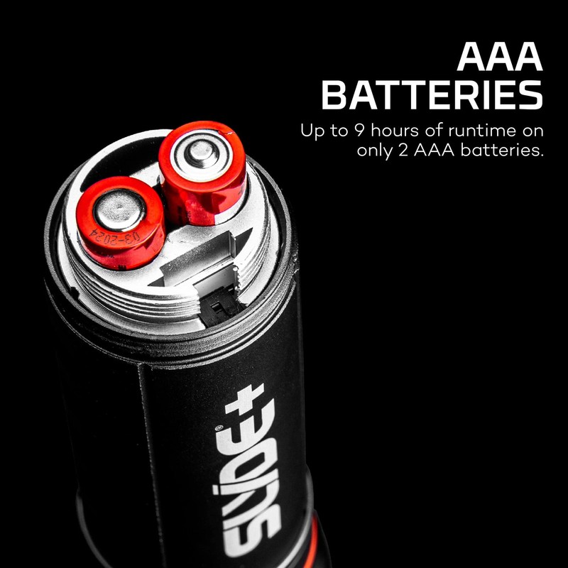 NEBO SLYDE+ 300 Lumen LED Flashlight & Red COB Work