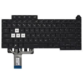 Replacement Keyboard for ASUS ROG Strix G15 G513 G513Q G513QM G513QY G513QR G513QE G513RM G513RW G513IM G513IE Series Laptop with Colorful Backlight, ROG Strix G15 G513 Replacement Keyboard