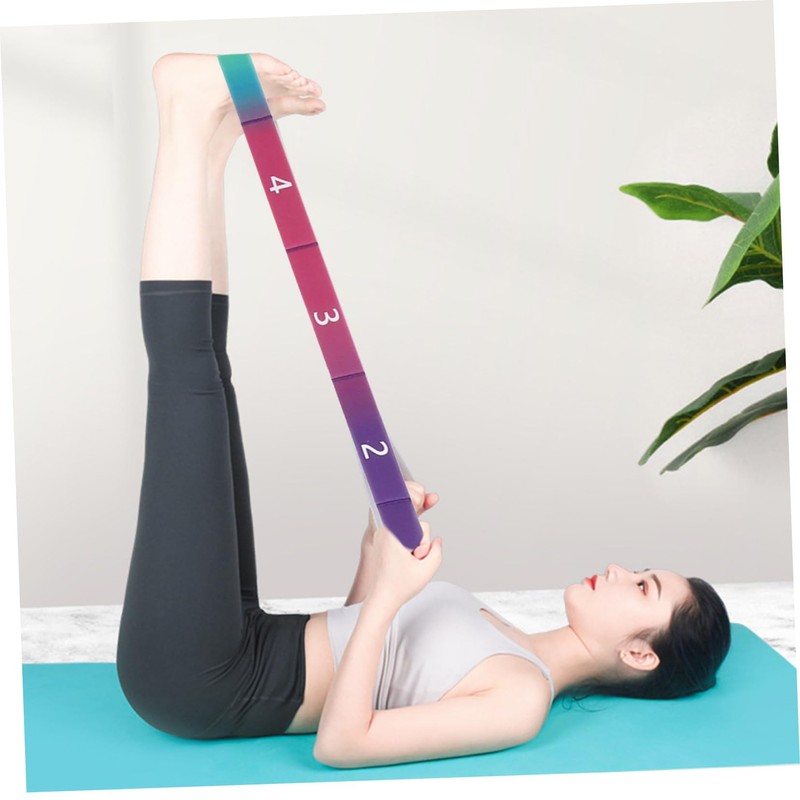 BIUDECO Elastic Training Band Resistance Band Handles Yoga Stretching Strap