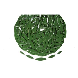 VerzTile Mosaic Tiles for Crafts - Petal Shaped Ceramic Tile Craft Hobbies & Art Projects 39 Color Options Endless Creativity DIY Design (Forest Green)