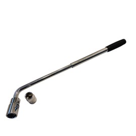Professional EZ Travel Collection 1/2" Drive Telescopic Lug Nut Wrench (17mm, 19mm, 21mm and 23mm Sockets)