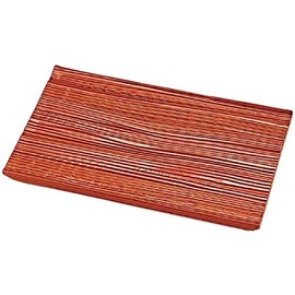 J-kitchens Serving Plate, Driftwood Plate, Medium, Lacquered Shunkei Lacquered Lacquer Style 106.6 x 62.7 inches (270 x 158 x 22 cm), Model Number: 873767, Made in Japan