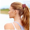 Healvian 6pcs Large Flower Ponytail Clip Non- Hair Holder for