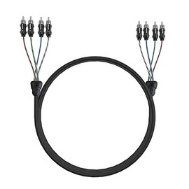 Memphis Audio UTPF-17.4 17-Foot, 4-Channel Ultra Twisted Pair Interconnect Cables