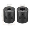 sourcing map Flexible Coupling Shaft 14 mm to 19 mm