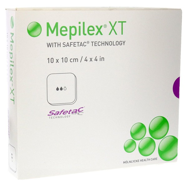 Mepilex XT 10x10 cm Schaumverband