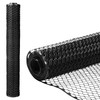 Plastic Hex Chicken Wire Mesh Garden Fence Roll (2' x