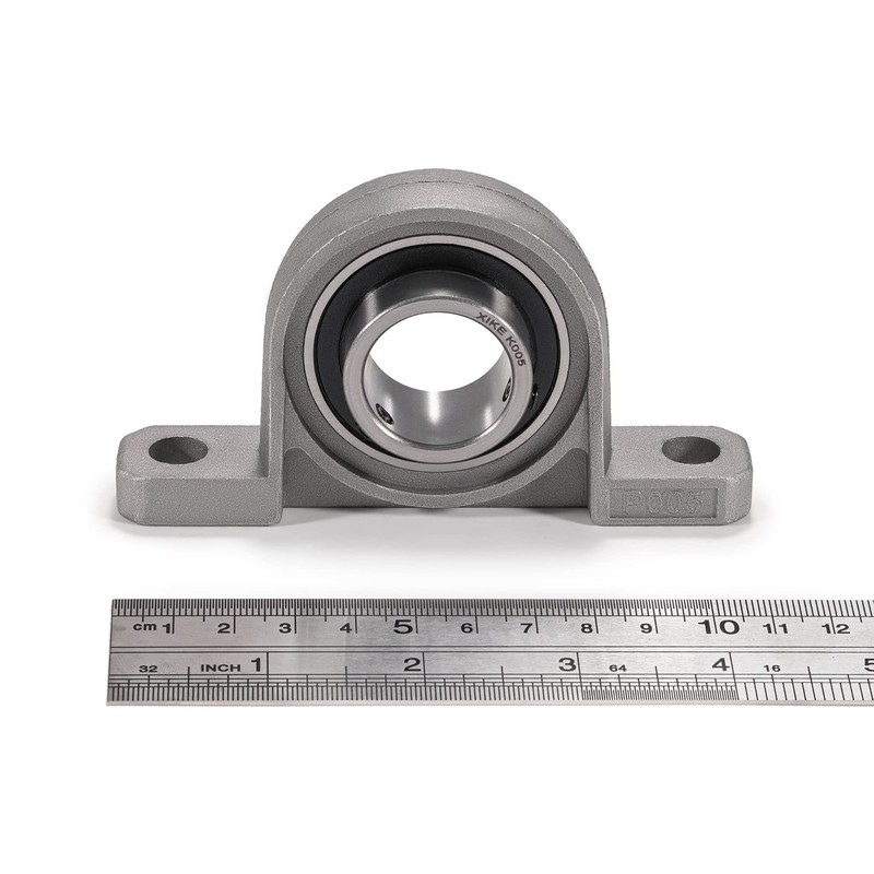 XiKe 4pcs KP005 Bore 25mm Zinc Alloy Pillow Block Bearing