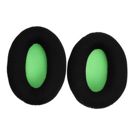 SEWACC 2pcs Sponge Headphone Covers for Khx Hscp Cloud Ii Durable Comfortable Headset Protective Pads Easy to Install Replacement Lightweight Design Black