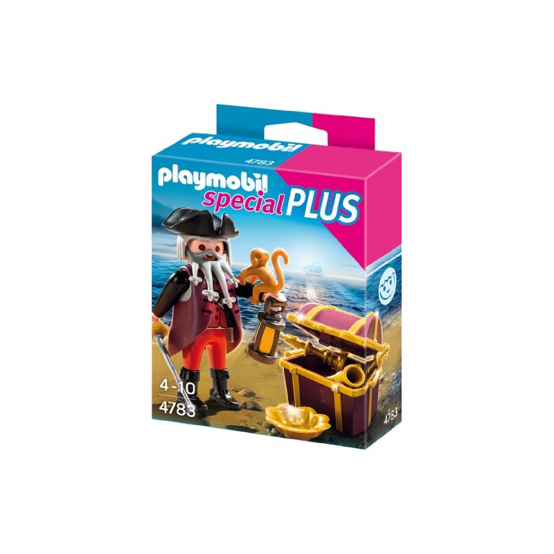 PLAYMOBIL 4783 Pirate with Treasure Chest
