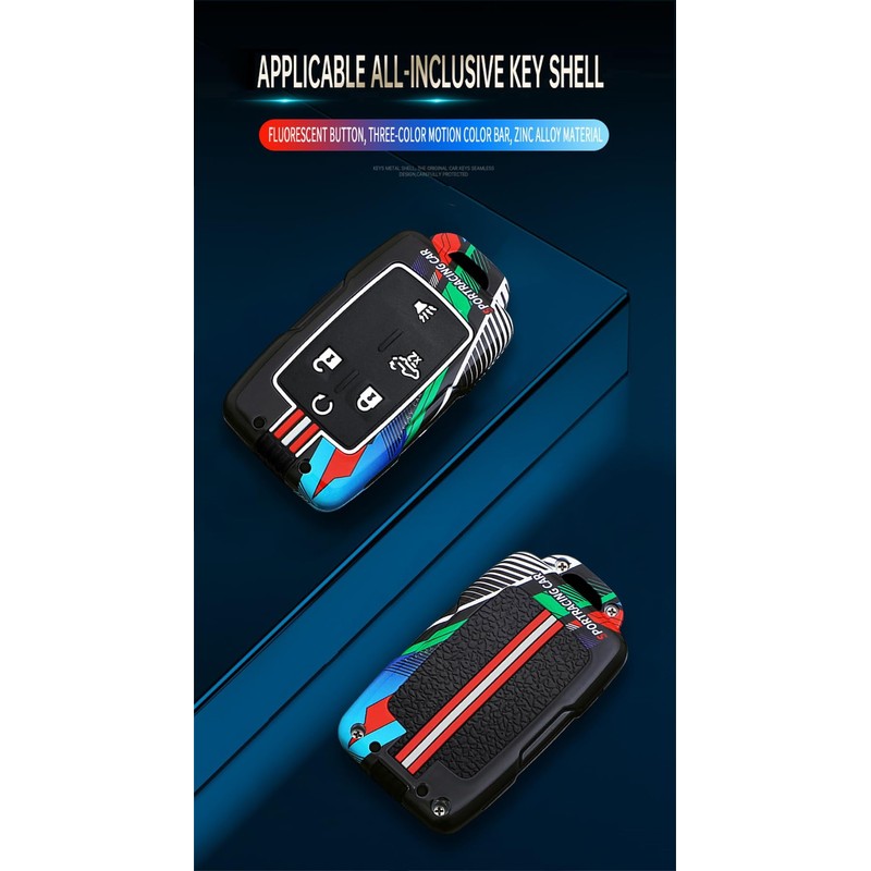 ontto Key Holder Compatible with GMC Sierra 1500 2015-2019 Sportracing