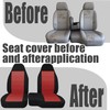Fioqe 2PCS Front 60/40 High Back Bench Seat Cover for