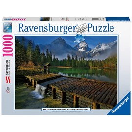 Ravensburger Puzzle 17262 17262-Schiederweiher bei Hinterstoder-1000 Pieces Puzzle for Adults and Children from 14 Years, Yellow