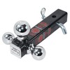 TOPTOW 64173HP Trailer Hitch Tri Ball Mount with 5/8 inch