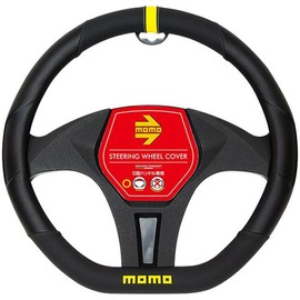 TRACK Truck MOMO Momo Steering Wheel Cover Steering Wheel Cover D Shape Flat Bottom Oval Steering Wheel Cover ITALY Milan Yellow