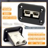 Erchon 50A Plug Mounting Panel with Dust Cover Compatible with