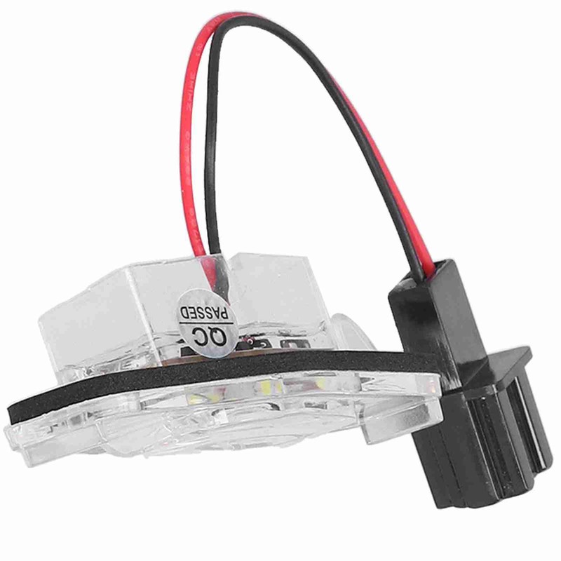 Pair of LED License Plate Lamp White Light 34100S0A013 Fit