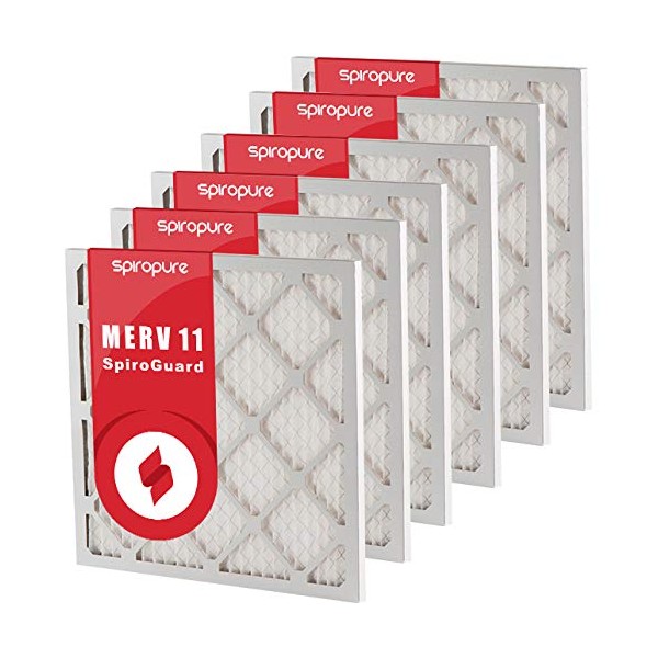 SpiroPure 13x21.5x1 MERV 11 Pleated Filter Air Filters - Made