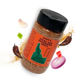 John’s Steak and Seasoning Spice, Sweet Chipotle Seasoning, Pork Chop, Chicken Wings, and Steak Seasoning, Gluten-Free, MSG-Free, Idaho-Made, Tyler’s Sweet Chipotle BBQ Blend, 7 oz