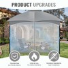 COWVIE Gazebo Replacement Netting Screen, 12' x 12' Universal Gazebo