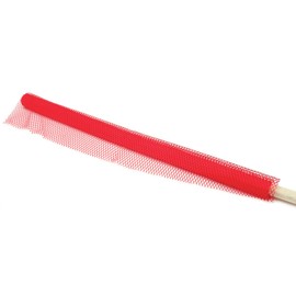 RoadPro Red Danger Warning Flags for Trucks with Dowel 1616S 16 Inch X 16 Inch Visibility Mesh Safety Warning Flag