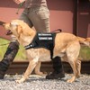 MOOGROU Service Dog Vest Harness and Leash Set+10 Patches,No Pull&Easy