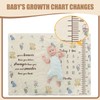 Winnie Baby Milestone Blanket, Pooh Blanket Growth Chart for New