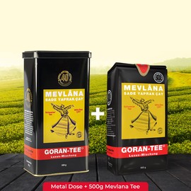 Mevlana Tea / Tea / Çay / Ceylon Tea / Goran / 500 g / 1 Piece / 1 x 500 g + Tin