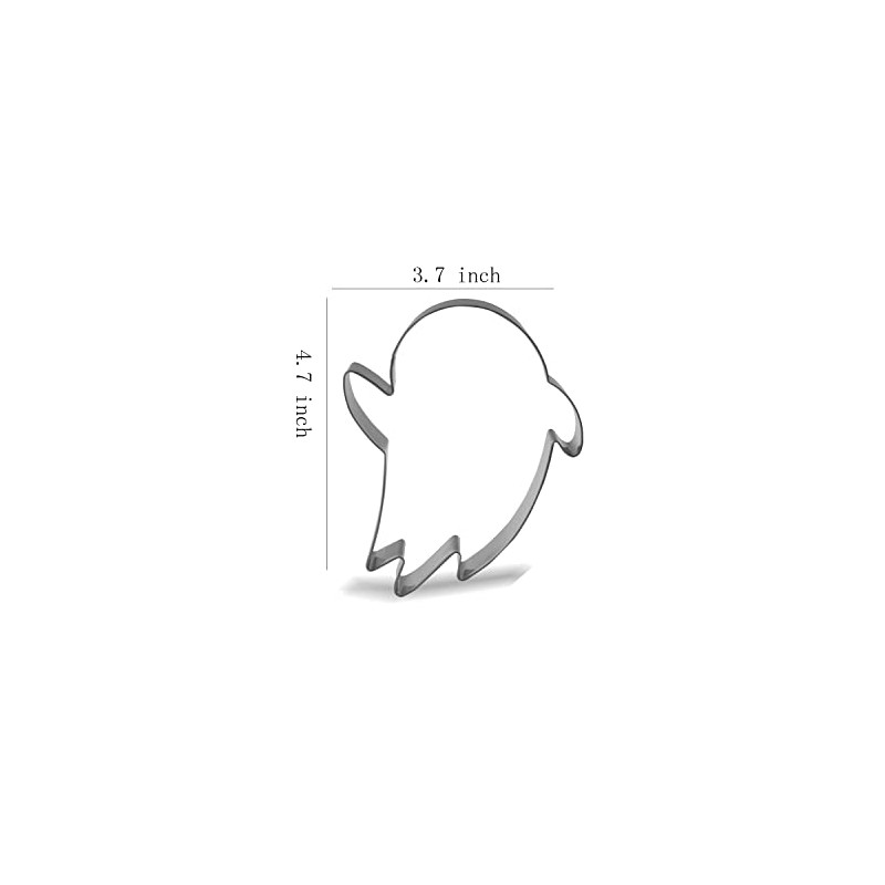 Keewah Ghost Cookie Cutter - 4.7 x 3.7 inch -