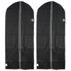 GEEZY 2 Pcs Zip Up Hanging Suit Dress Coat Garment