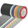 selizo 20 Rolls Whiteboard Tape, 1/8" Thick, Pinstriping & Draping
