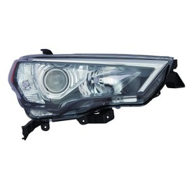 Replacement Depo 312-11F1R-UC2 Passenger Side Headlight for 14-16 Toyota 4RUNNER 8113035541 TO2519150C