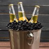 DomeStar Black Fake Ice Rocks, 150PCS Black Acrylic Crushed Ice