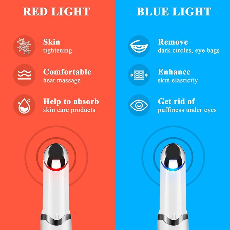Ideal Swan Eye Massager Wand - Chargeable Facial Massager for