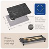 STATETRA Stone Bath Mat Quick-Dry Absorbing Diatomaceous Earth Bath Mat