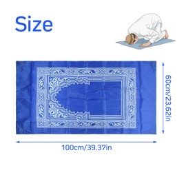 Pray Carpet, Portable, Prayer Rug Mat, Portable Prayer Mat, Muslim Prayer Mat, Muslim Prayer Mat, Islamic Prayer Rug, Blanket, Pockets, Portable Print, for Men, Women, Children