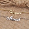GR35Z9 Silver Initial Name Necklace Elegant Mother's Day Jewelry Gift