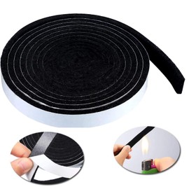 High Temp BBQ Gasket, Smoker Seal, Self Stick Grill Tape for Accurate Barbecue Temperature Control Performance(5M*1.5CM)