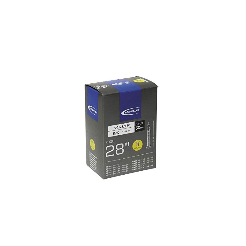 SCHWALBE (Genuine) 27SV-ML Presta 2.0 inches (50 mm) Medium Long