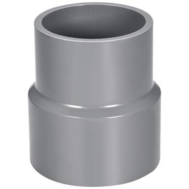 TOP-VIGOR PVC DWV Reducing Coupling 63mm x 75mm Pipe Fitting Adapter Pipe Fitting Pipe Fitting for Water Supply Grey 1 Piece