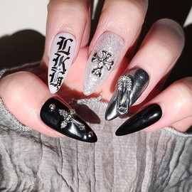 [Handmade nail tip] steel luv - copin egg / [수제네일팁] steel luv - 코핀에그
