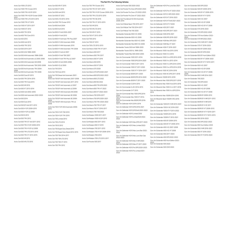 ITP Mega Mayhem Tire 27x11-12 for Arctic Cat 700 Limited