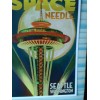 SEATTLE WA AMAZING BEAUTIFUL AERIAL VIEW POST CARD SPACE NEEDLE