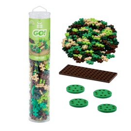 PLUS PLUS - Color Cars Tube - Earth - 200 Pieces, Construction Building Stem/Steam Toy, Interlocking Mini Puzzle Blocks for Kids